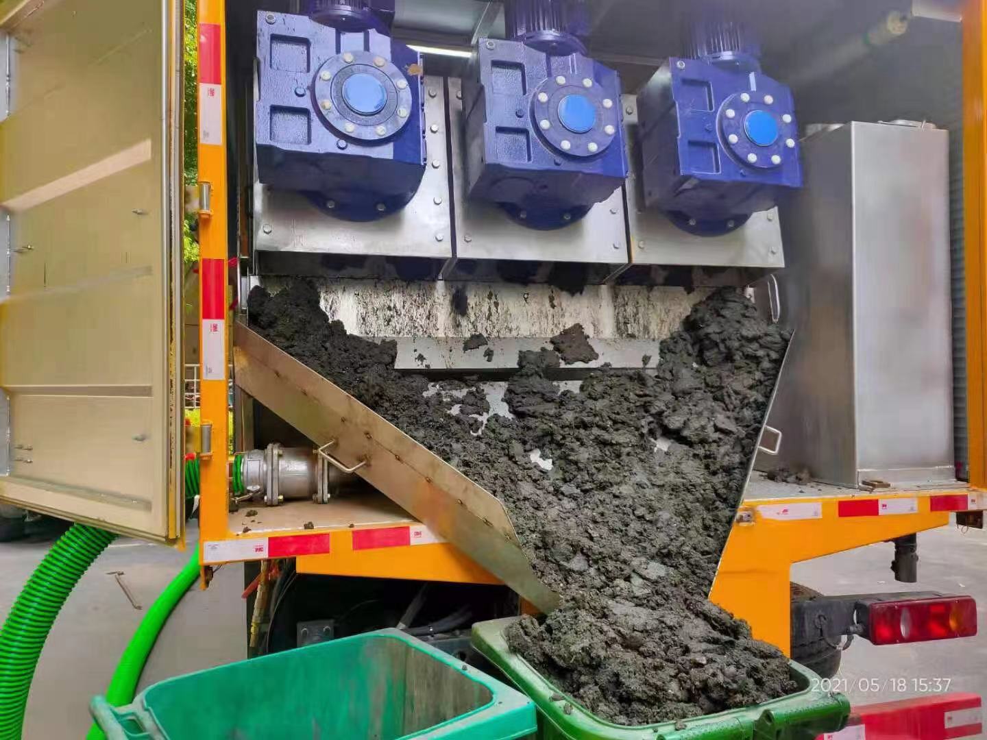 武穴化粪池清掏城市维护站-泥浆净化干湿分离处理